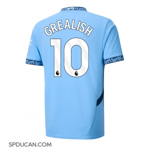 Muški Nogometni Dres Manchester City Jack Grealish #10 Domaci 2024-25 Kratak Rukav